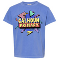 Blue Retro Calhoun Primary School