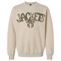 Camo Jackets Bow Crewneck Sweatshirt