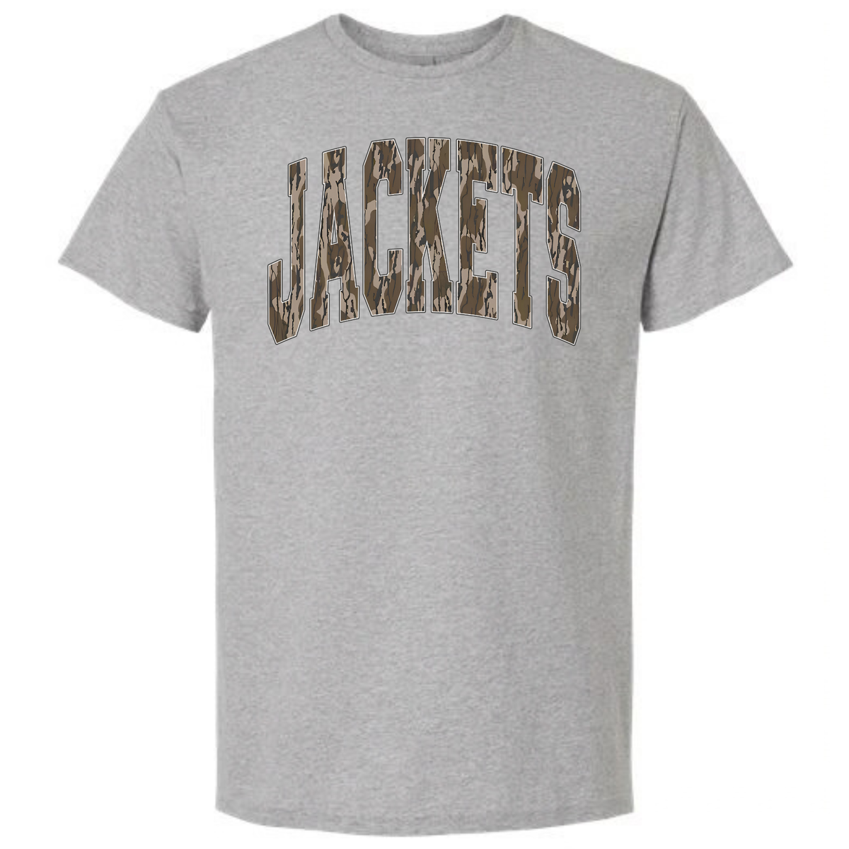 CAMO JACKETS on grey short sleeves