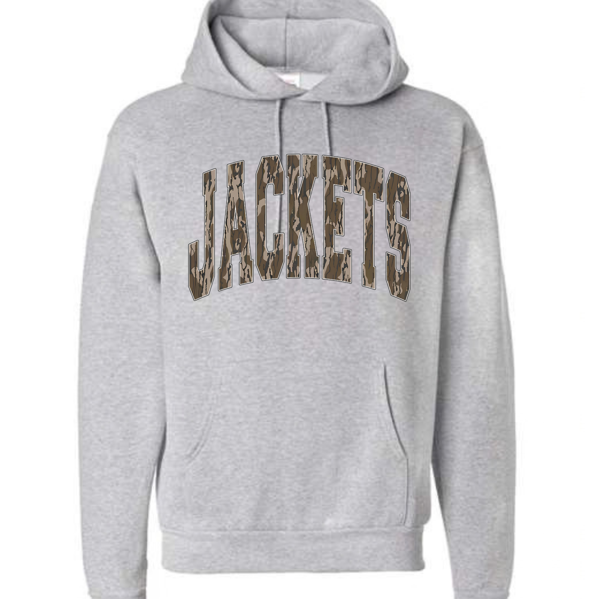CAMO JACKETS on Grey Hoodie