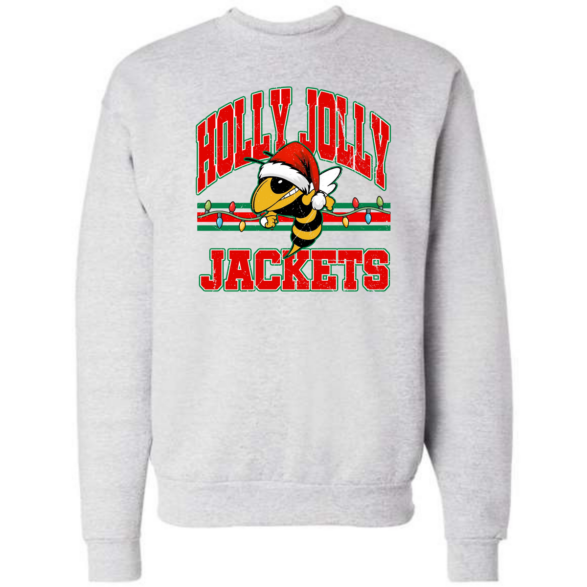 Holly Jolly Jackets Crewneck Sweatshirt
