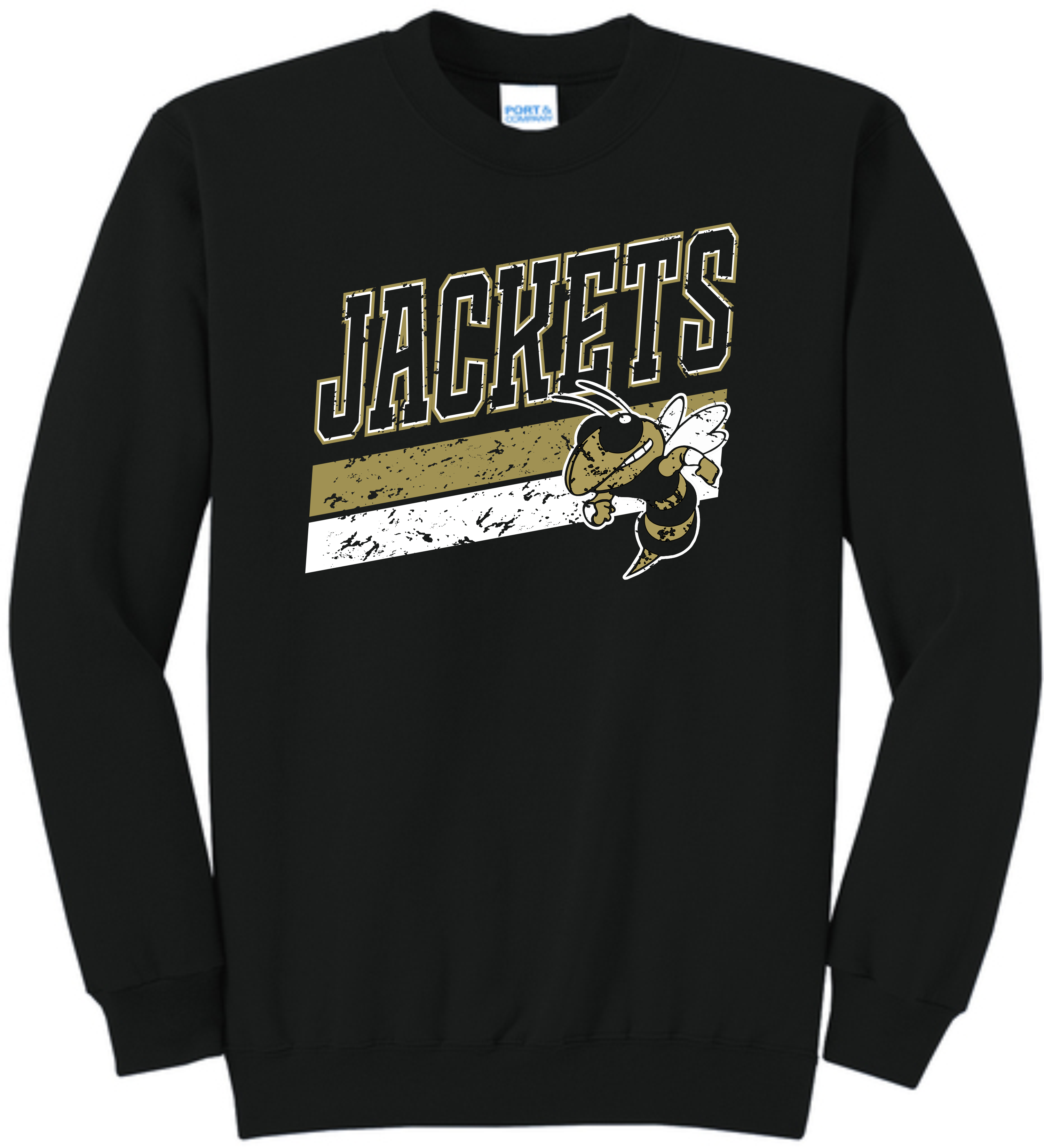 Distressed Jackets Crewneck Sweatshirt