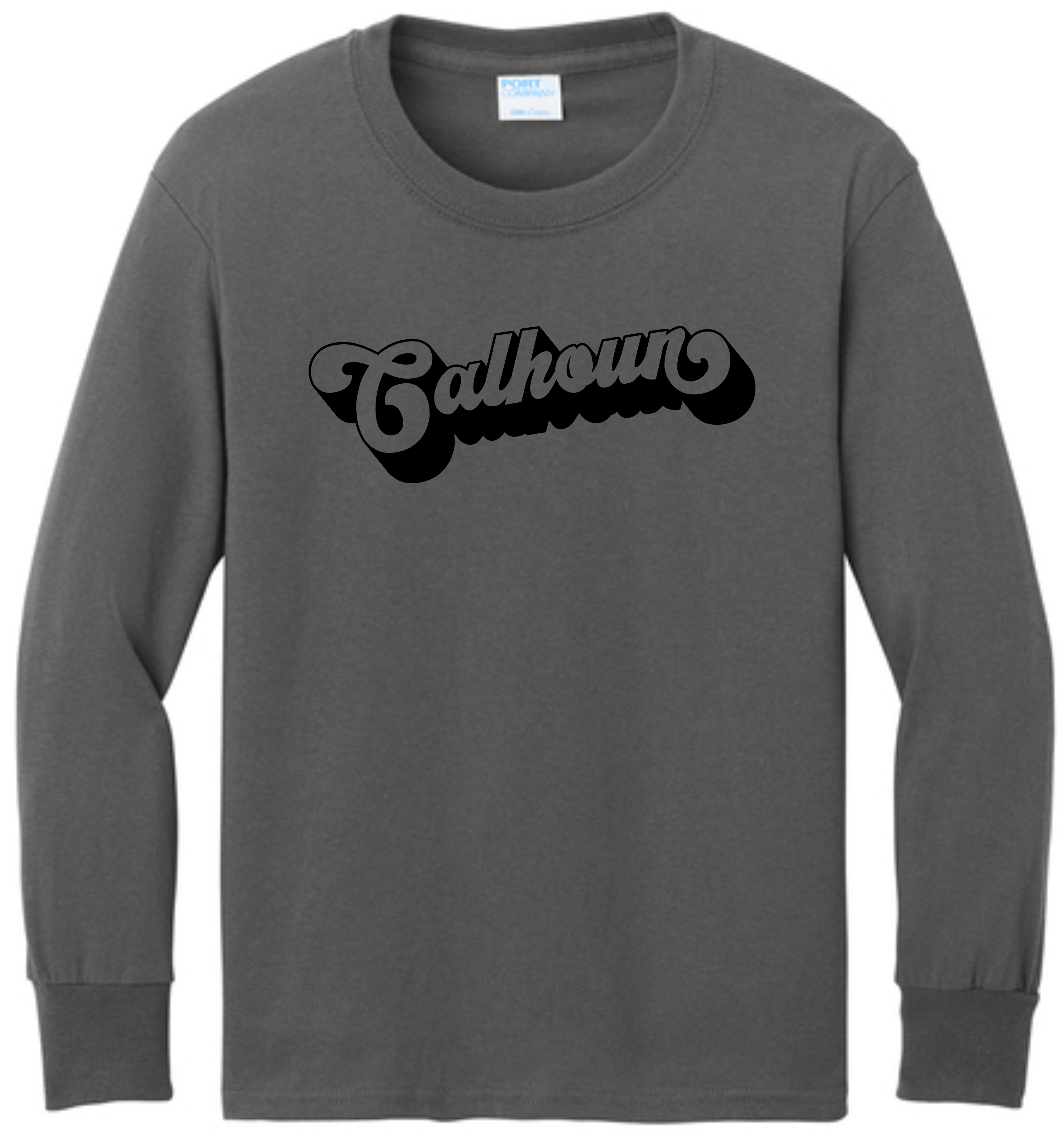 Retro Calhoun Charcoal Long Sleeves