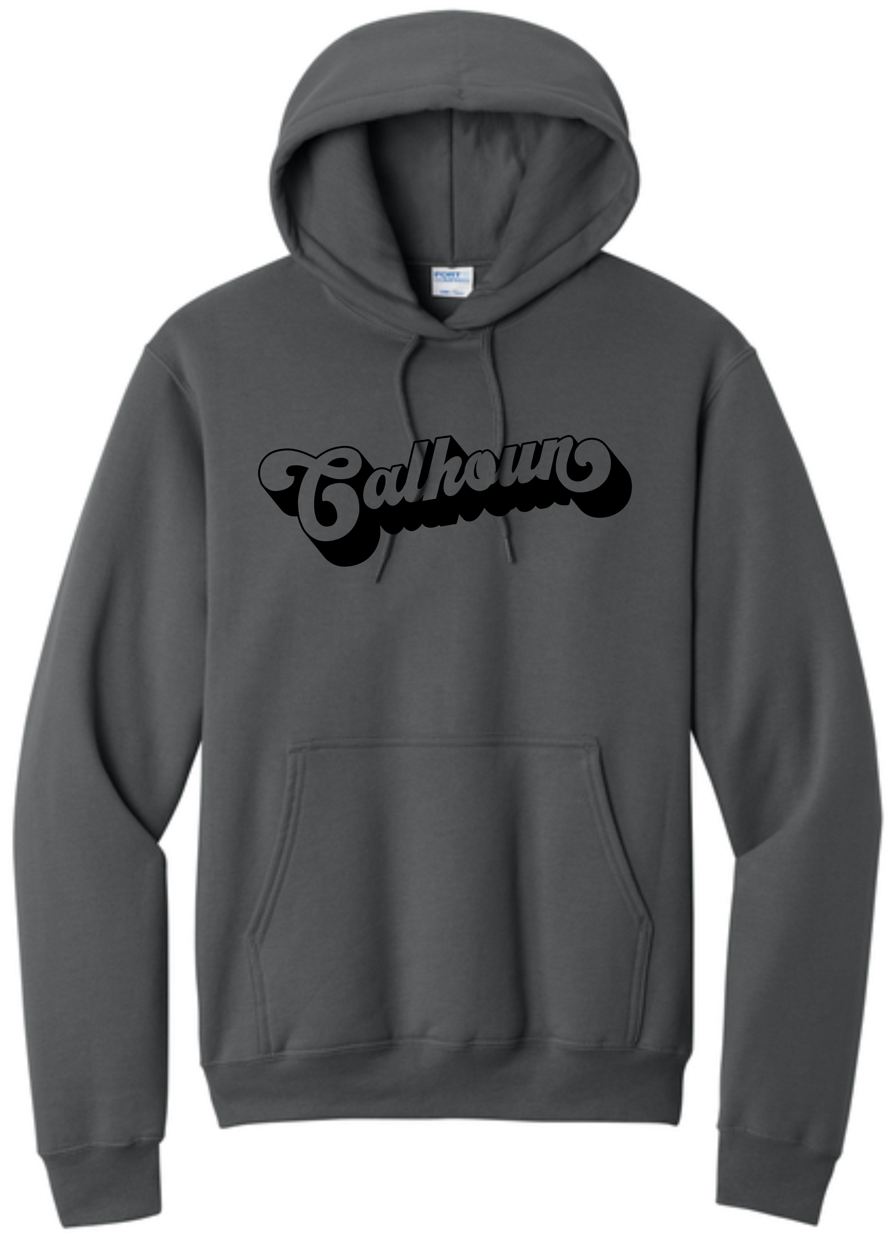 Retro Calhoun Charcoal Hoodie