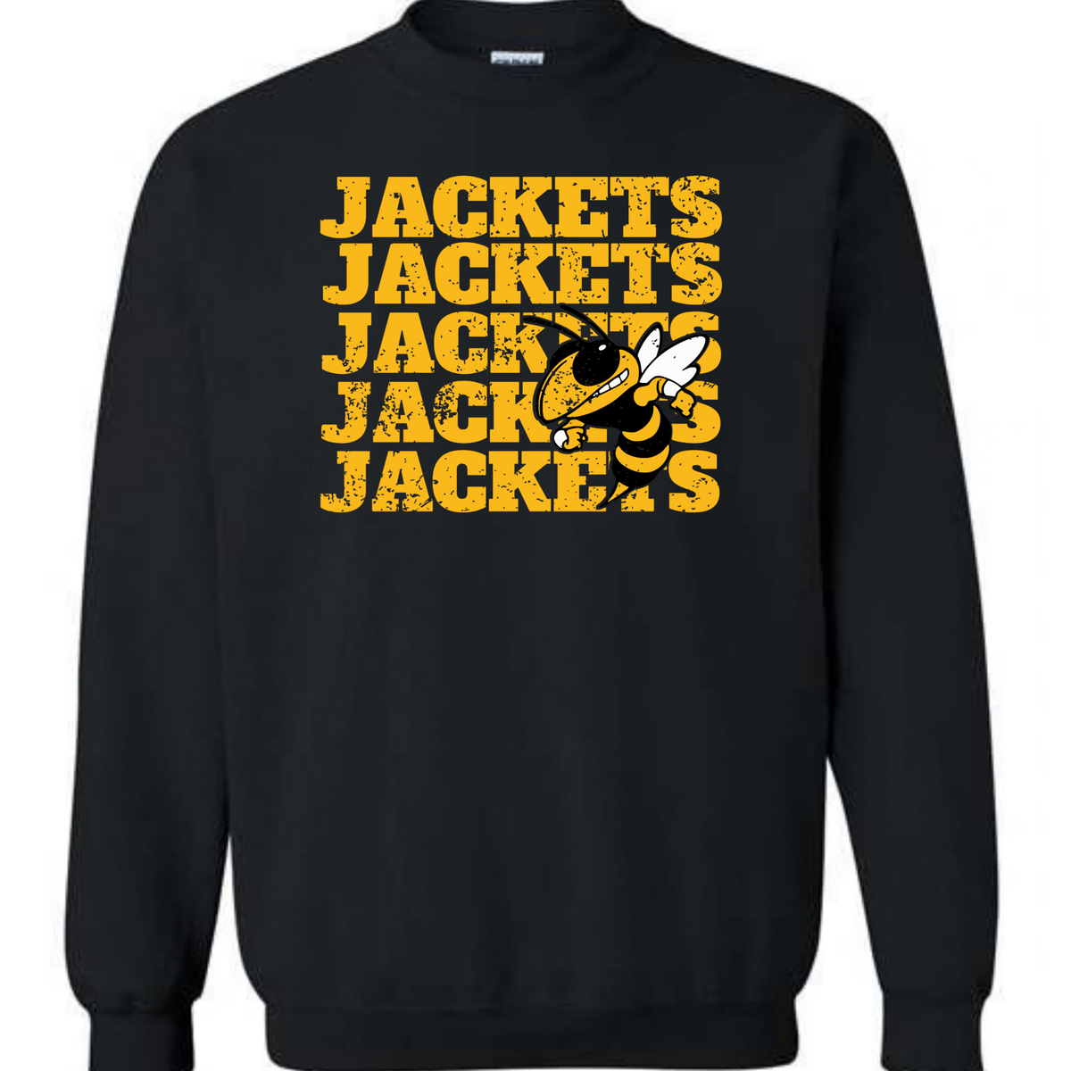 Jackets Gold with Stinger Crewneck Sweatshirt