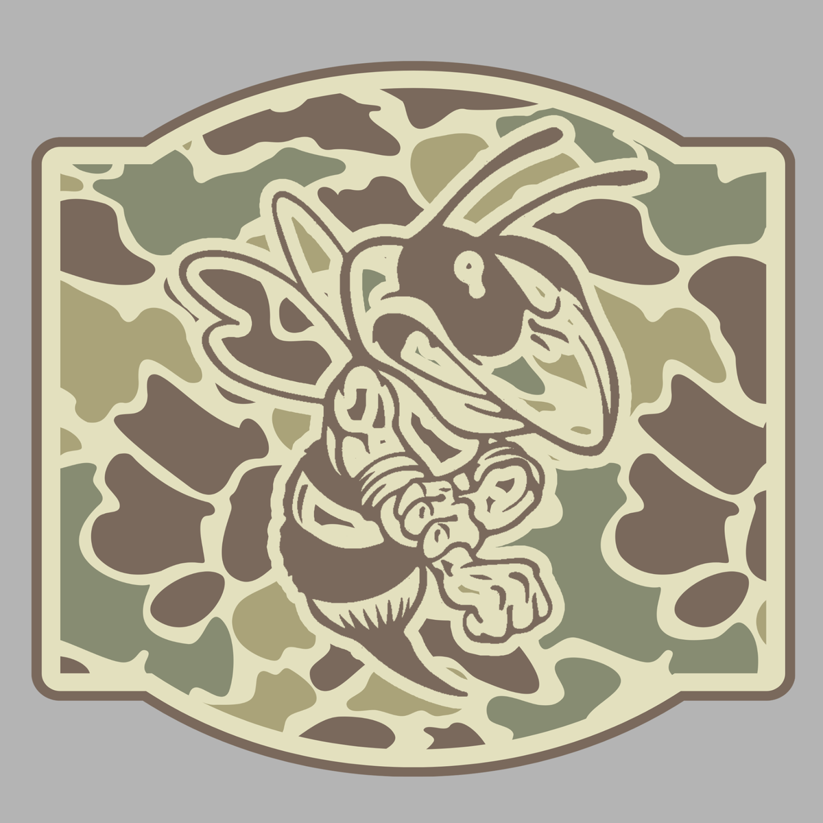 Camo Jacket Decal